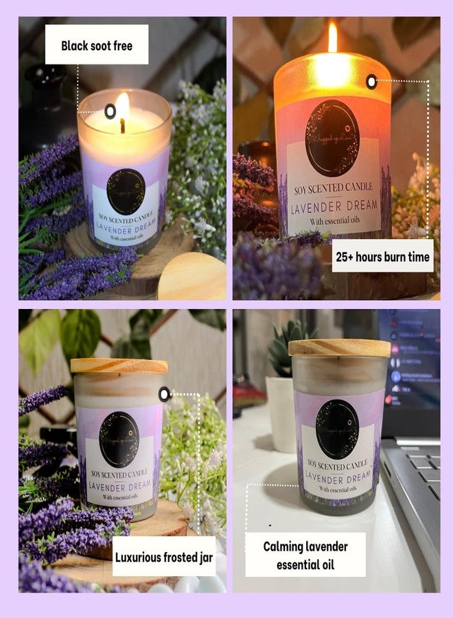 Wrapped up Love Mother's Day Scented Candle - Lavender Scented Candle with Essential Oils (Scented Candles for Home, Aromatherapy Candles, Aesthetic Candle) - Image 2